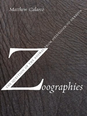 cover image of Zoographies